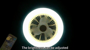 Luz LED con Ventilador Integrado – Perfecta para Dormitorios